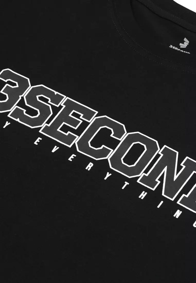 3Second T-Shirt Short Sleeve Cotton Lighweight Regular Fit OL-C440424