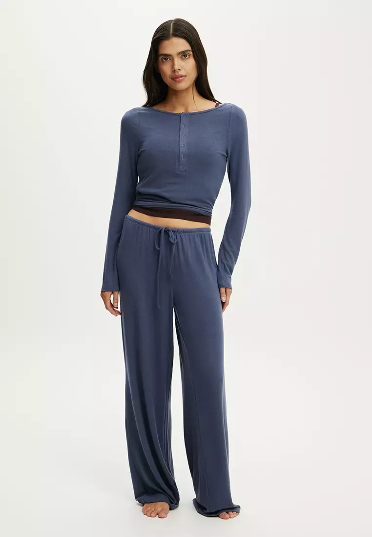 Super Soft Low Rise Wide Leg Pants