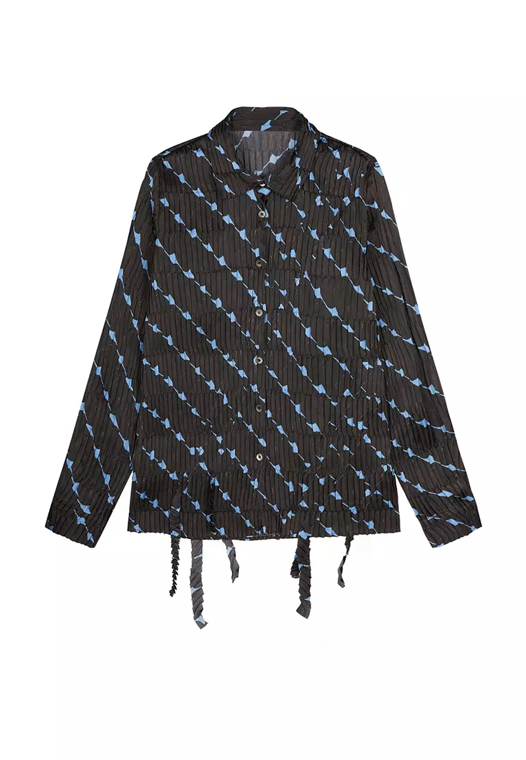 Slim long-sleeved shirt