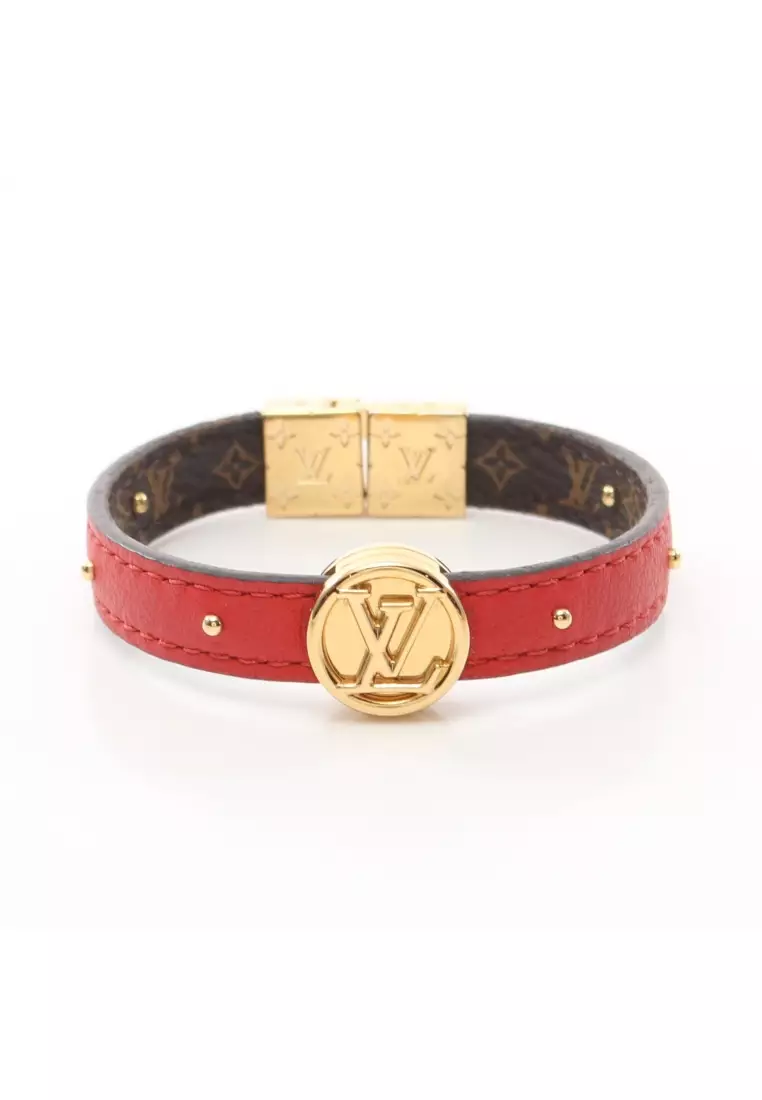 Louis Vuitton Pre-loved LOUIS VUITTON LV Circle bracelet PVC GP