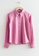 & Other Stories pink Fitted Satin Shirt D782BAA359B310GS_4