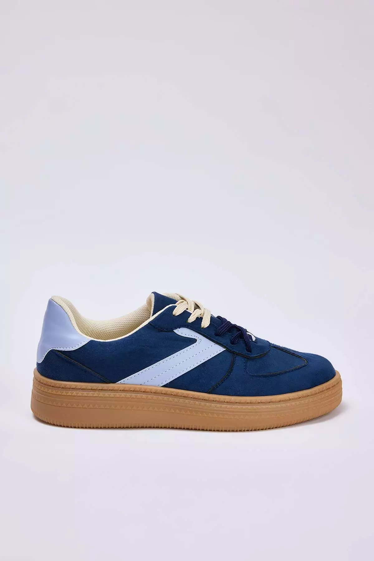 Retro Double Lace-Up Sneakers