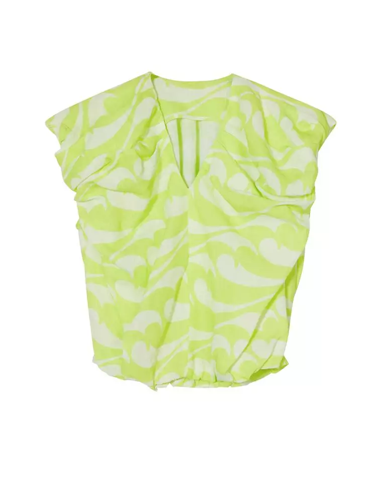 Eco-Friendly V-Neck Oversized Streetwear Sleeveless Top