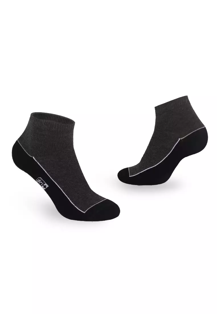 Dri Plus Ladies' Lite Casual Ankle Socks 3 pairs in a pack DLCKG35