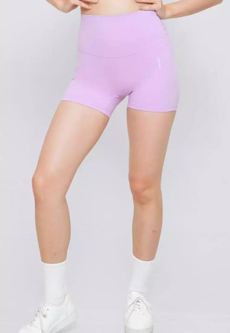 Purple on sale biker shorts