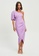 BWLDR purple Jagged Midi Dress 5B017AAFB3EE4DGS_1