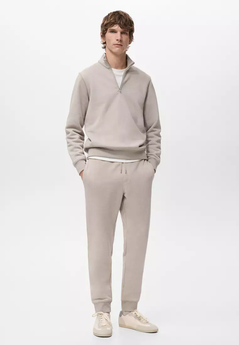 Regular-Fit Sweatshirt With Zip
