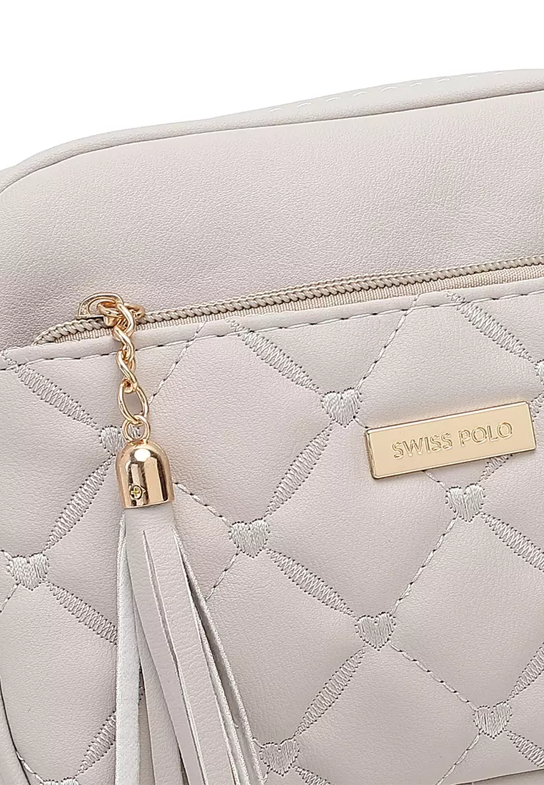 Women's Sling Bag / Crossbody Bag - Beige