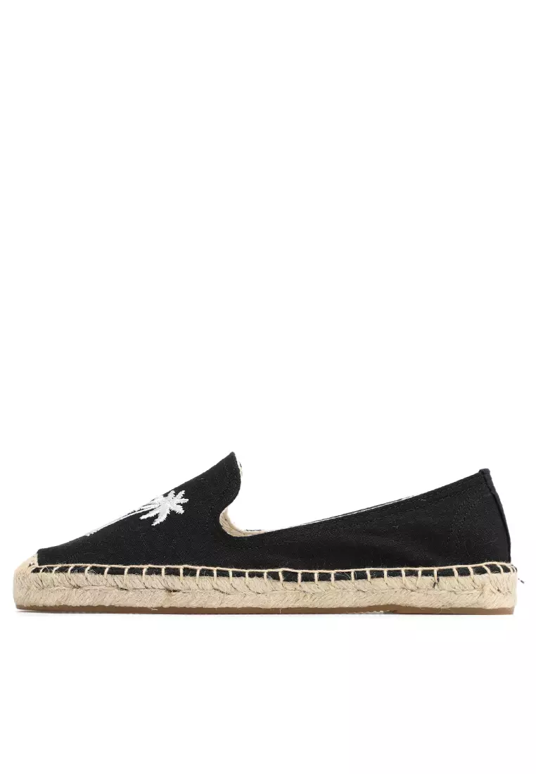 Embroidered Canvas Espadrilles HB45433