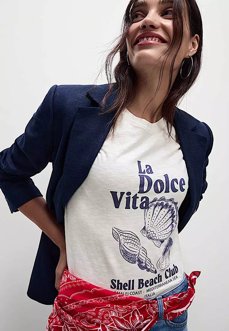 Pure Cotton Printed Graphic T-Shirt