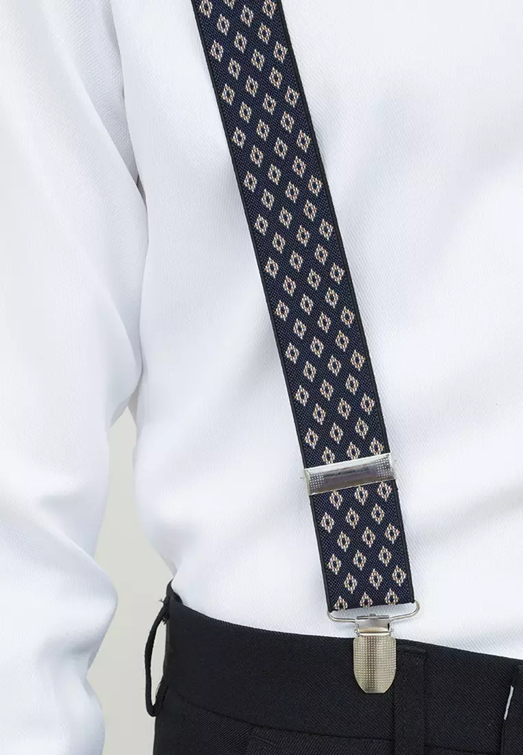Houseofcuff Suspender Tali Jojon Karet ikat pinggang pria dewasa besar A01