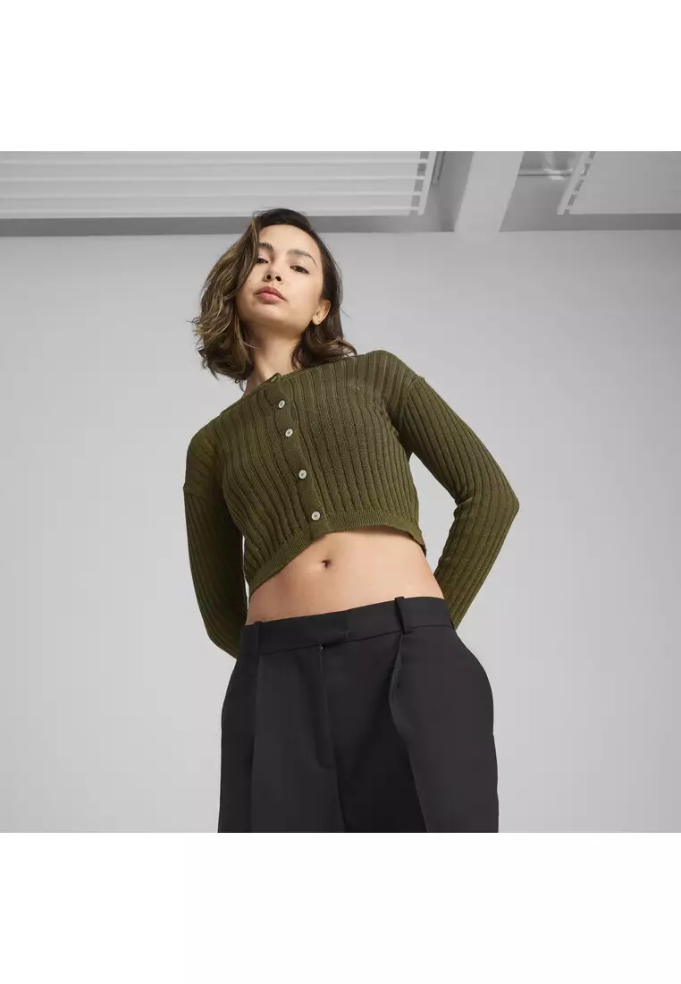 YONA Women's Long Sleeve Knit Top