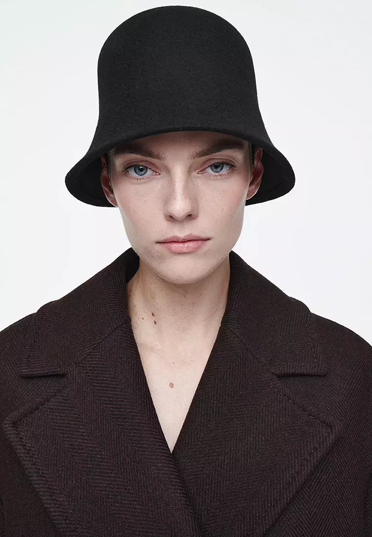 Buy COS Felted-Wool Bucket Hat 2026 Online | ZALORA