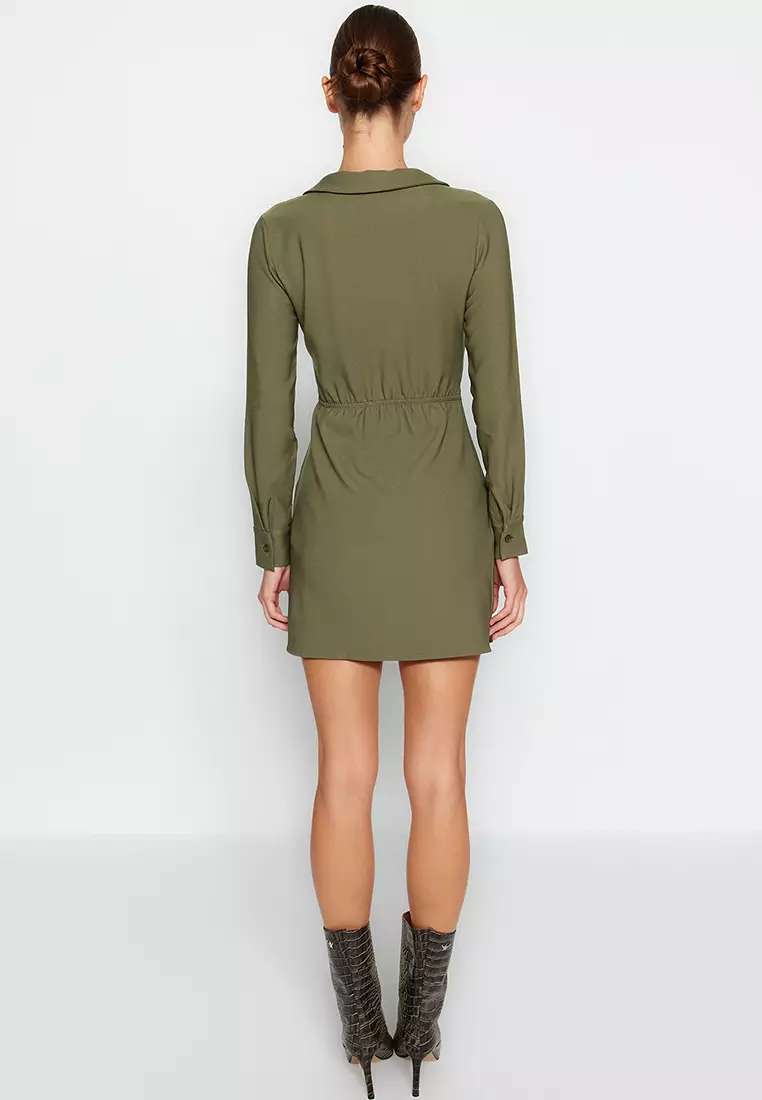 Drape Effect Mini Dress