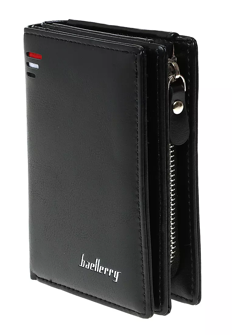 Dompet Mini Pria Wanita Model Lipat Many Slot Material Leather Kulit ORIGINAL