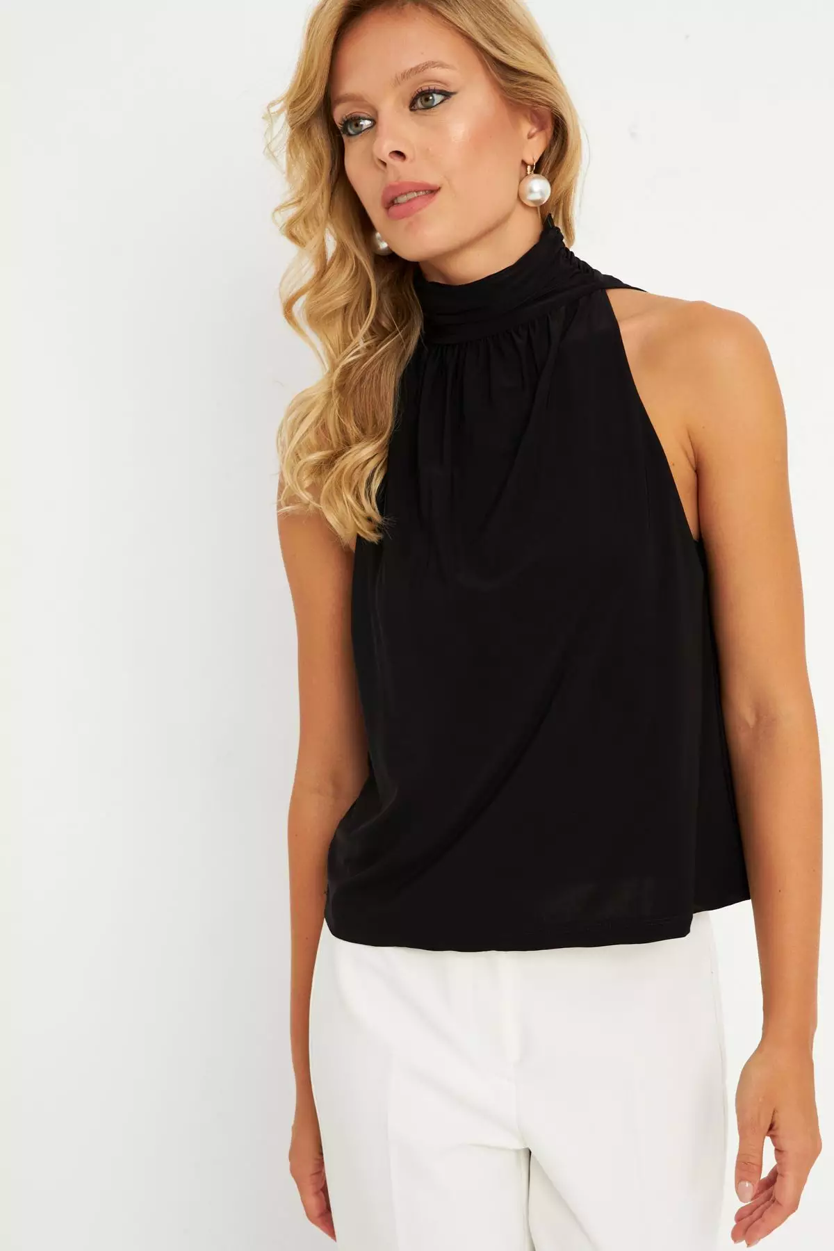 High Neck Blouse