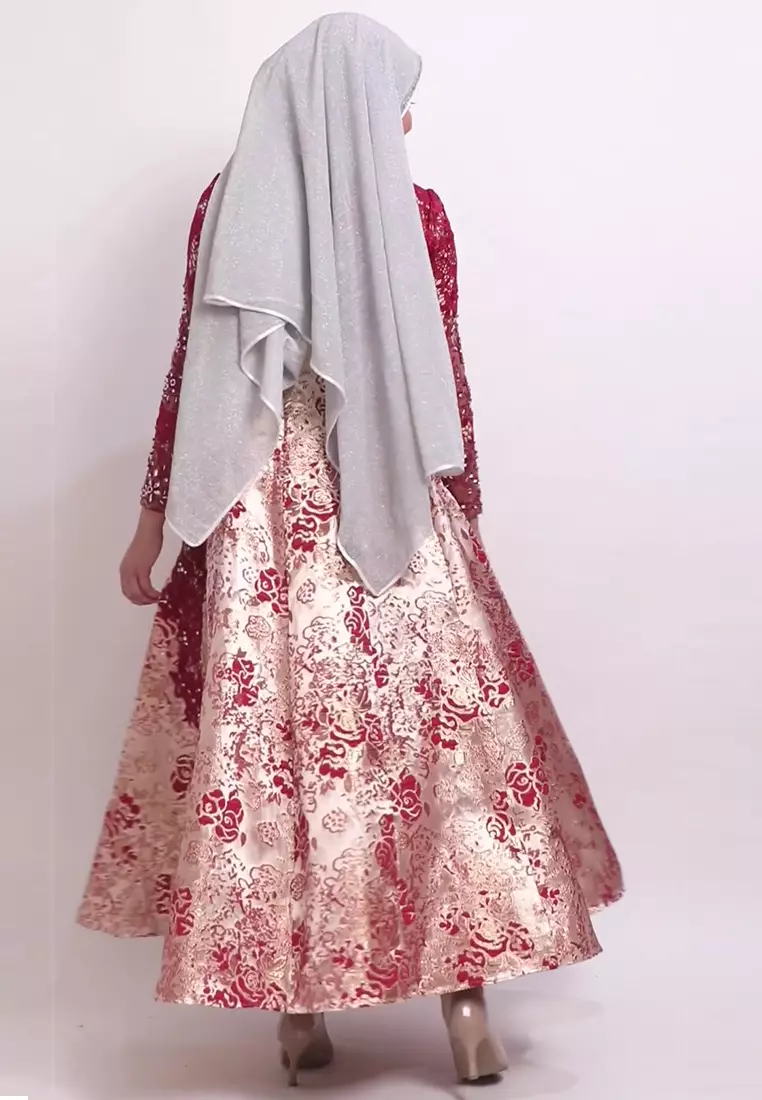 Bibiq Gamis Jacquard Brokat