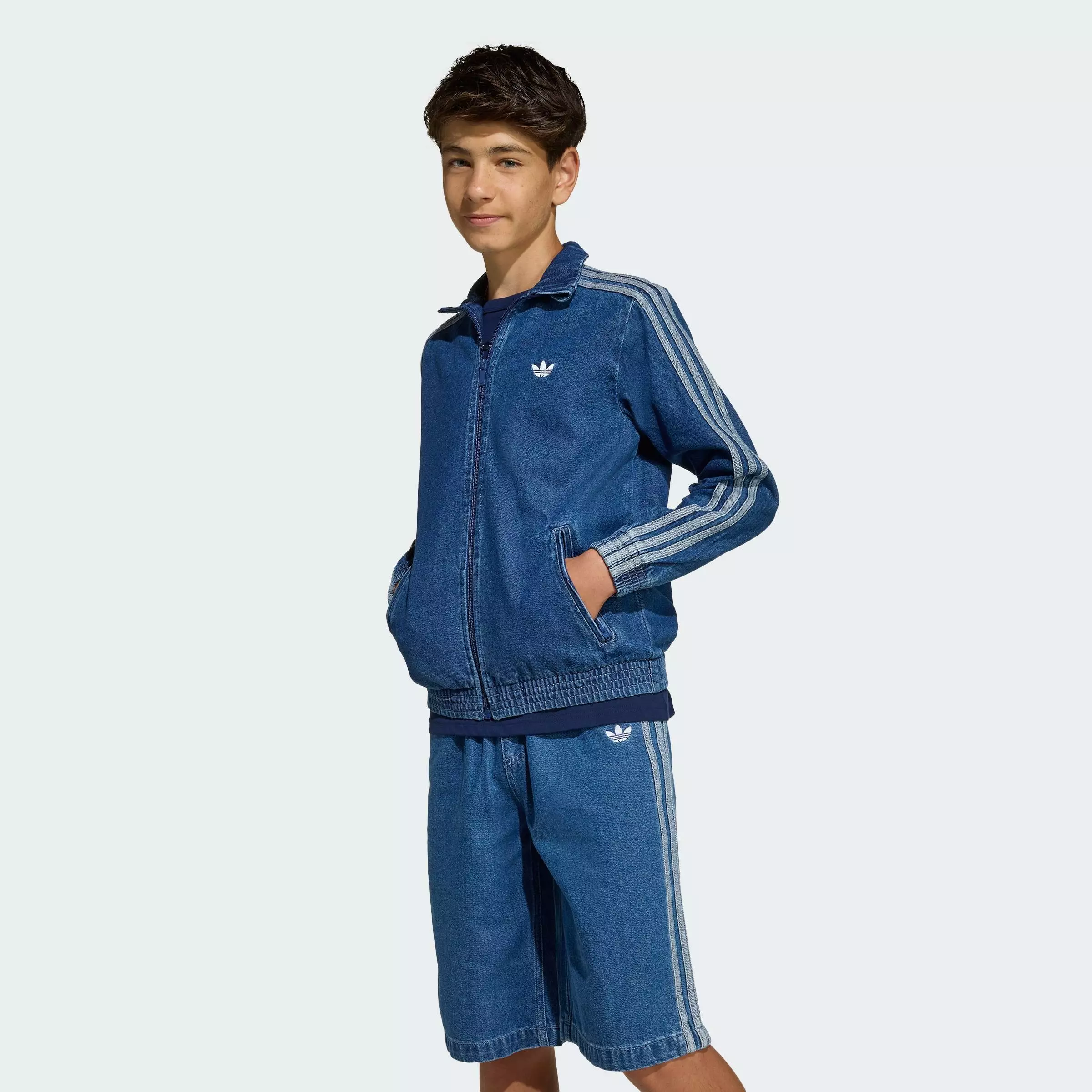 Buy ADIDAS Lifestyle FIREBIRD TRACK TOP DENIM Unisex Blue KE2849