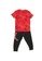 Jordan black Jordan Unisex Toddler's Jumpman Playground Transitional Short Sleeves Tee & Pants Set (2 - 4 Years) - Black C3F17KA3702744GS_2