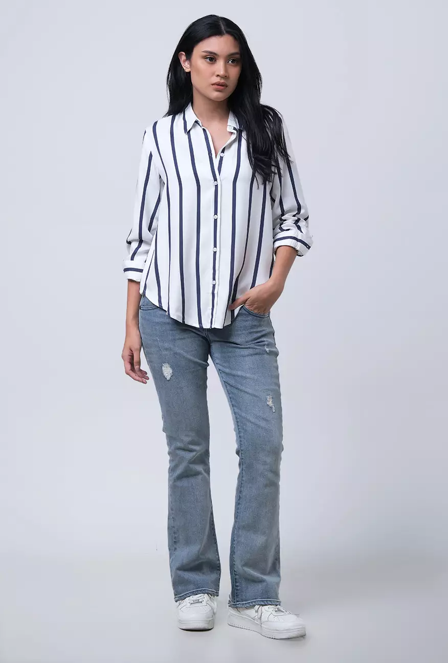 Celana Jeans Wanita Bootcut J5 Series Light Blue