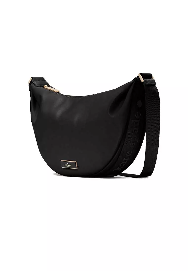 Carter Nylon Medium Sling Bag Black KL966