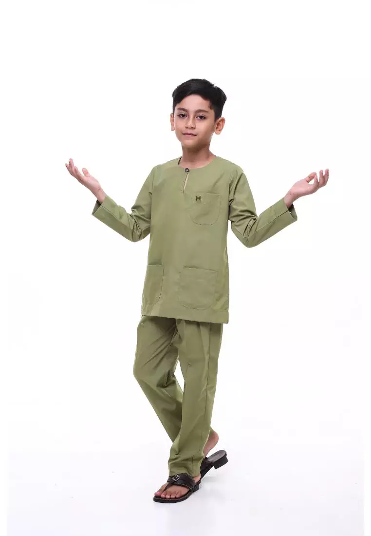 Baju Melayu Teluk Belanga Kids