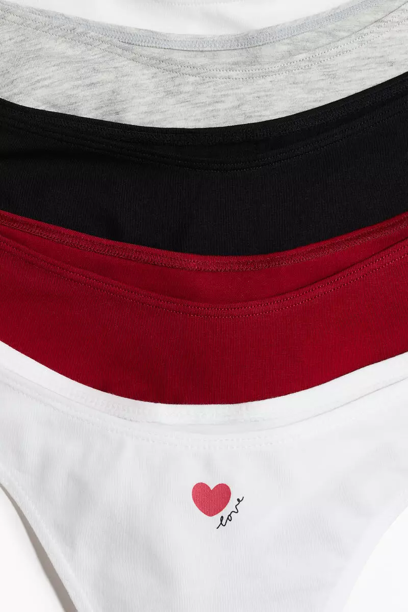 5-pack cotton thong briefs