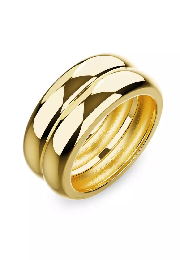 Gold hotsell layering rings