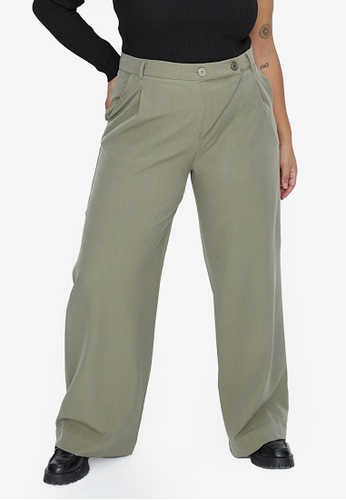 Trendyol Plus Size Asymmetrical Fly Trousers 2023 | Buy Trendyol Online |  ZALORA Hong Kong