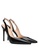 Twenty Eight Shoes black 10CM Patent Leather Slingback High Heels LJX07-q 39311SH479073AGS_2