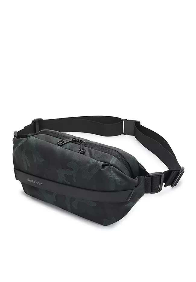 Casual Waist Bag / Sling Bag / Chest Bag - Green