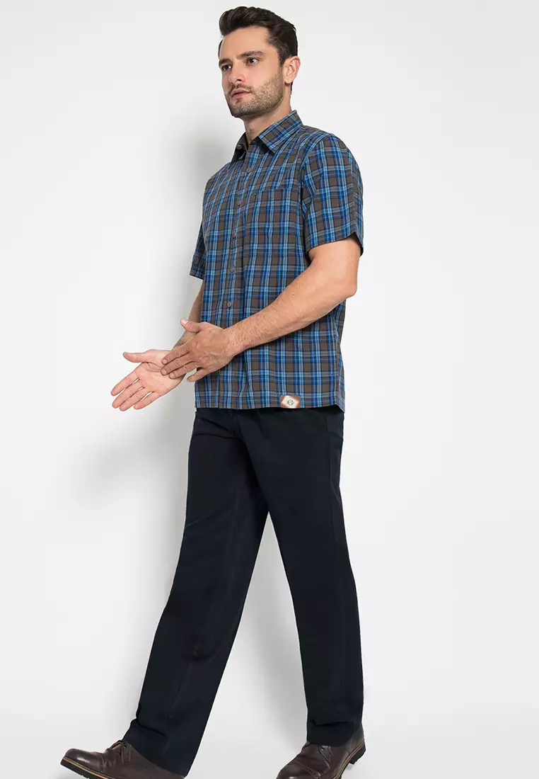 LGS - Celana Chinos - Multi Produk - Motif Polos - Long Pants - Casual Men - Katun Nyaman
