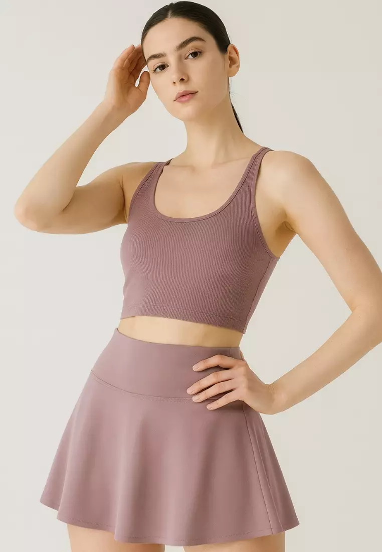 Raya Skirt – 2-in-1 High Waist Sports Skort with Built-in Shorts & Pocket for Tennis Badminton Gym & Everyday Wear