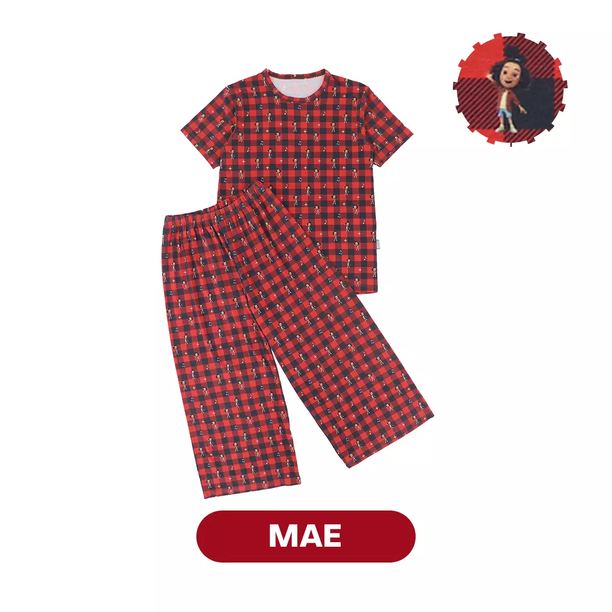 Mooi x Jumbo Piyama Dewasa Setelan Tencel Long Pajamas Adult - Mae
