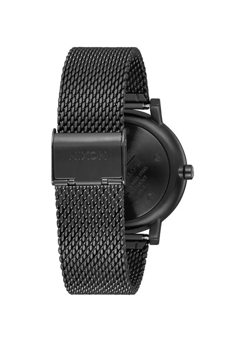 Jam Tangan Pria Rollo 38 A1087001 Strap Stainless Steel Hitam