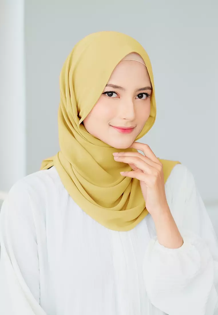 HIJAB INSTAN SAFFA - LIGHT MUSTARD