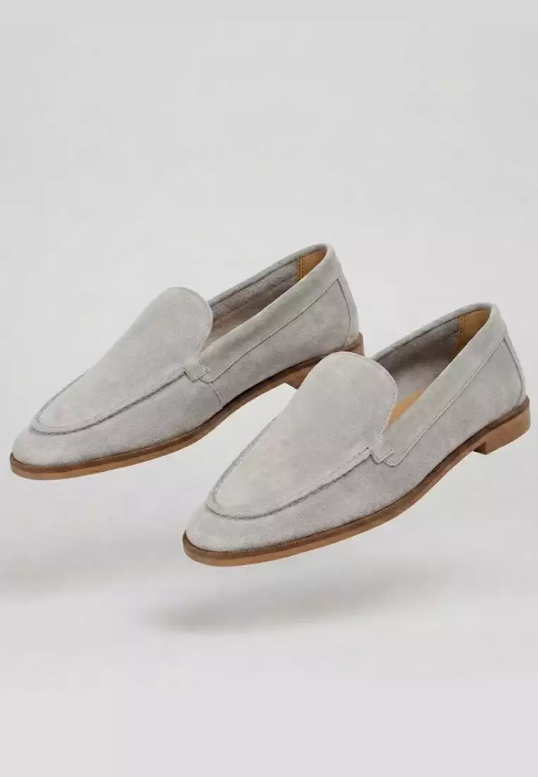 Ladies High-end Fashion Loafers - Grey