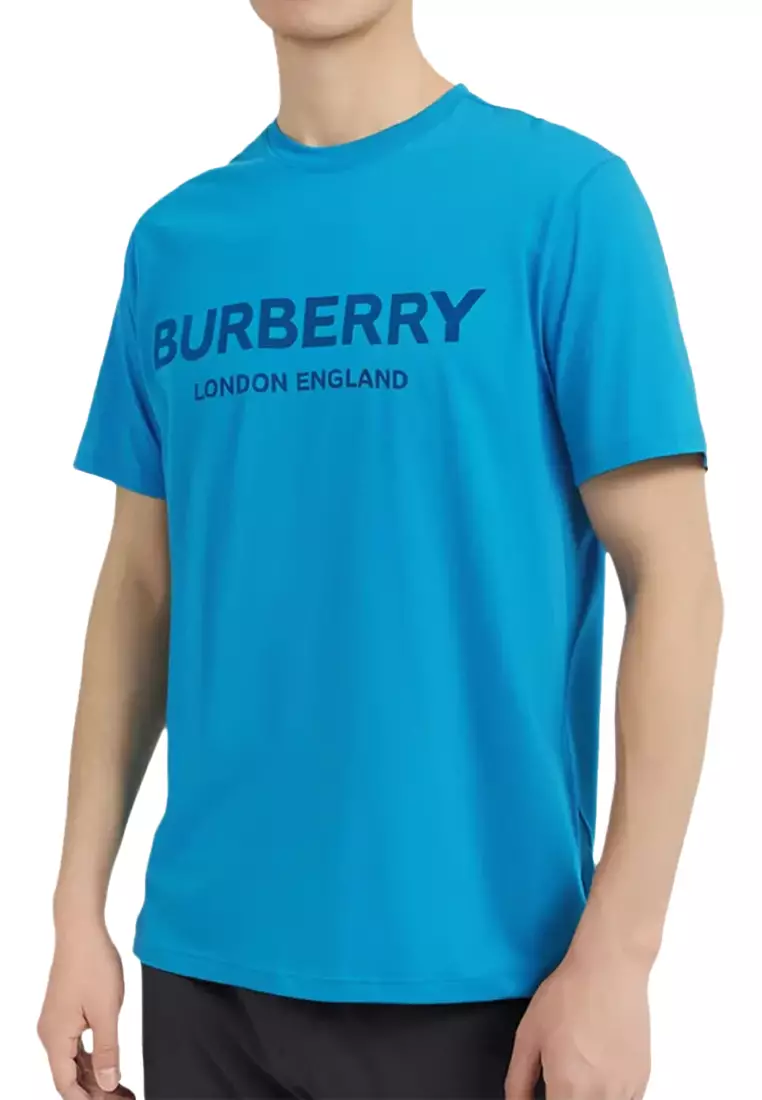 Buy Burberry Men's Short Sleeved T-Shirt in Blue 81056541 2026