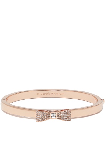 Buy Kate Spade Kate Spade Ready Set Bow Pave Bow Bangle Bracelet in Clear/  Rose Gold o0ru1567 2023 Online | ZALORA Singapore