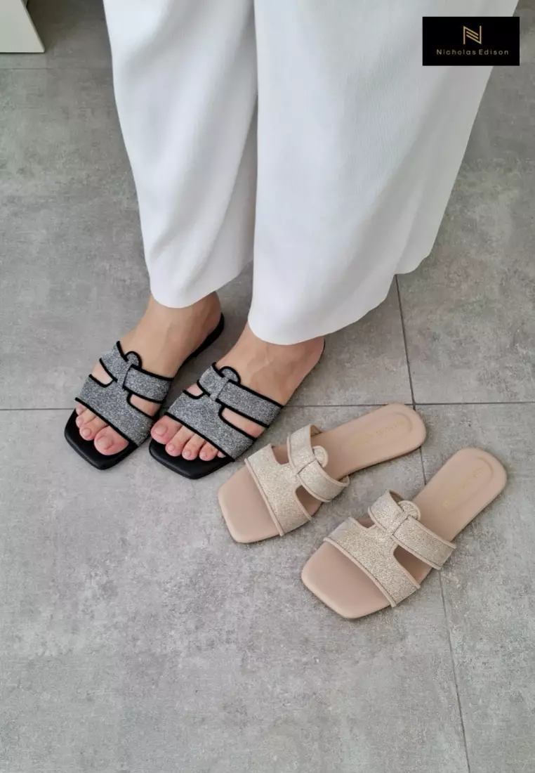 Nicholas Edison Sandal Jenica Black