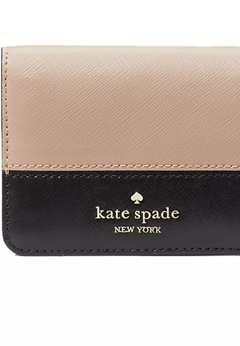 Kate spade wallet leather sale