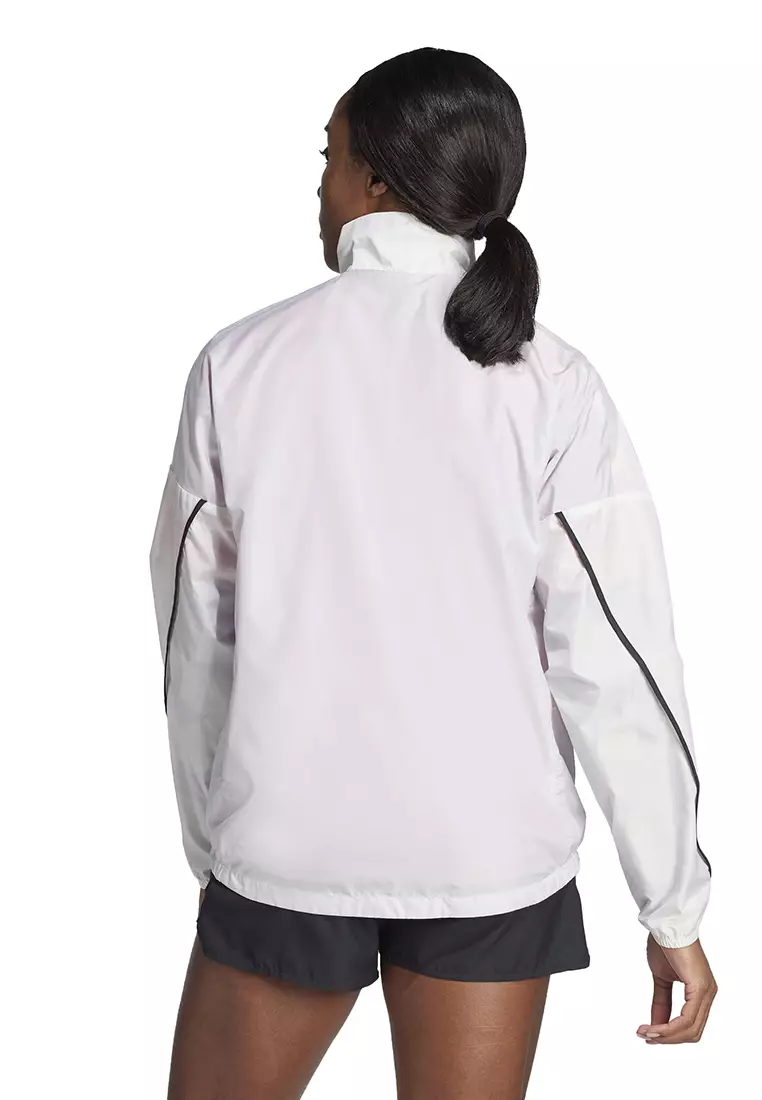 Hiking Terrex Multi Printed Wind Jacket Women Grey JD8437