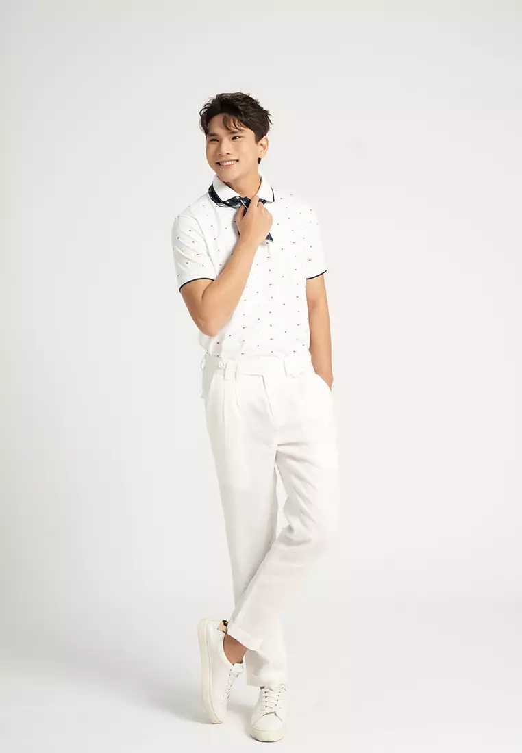 Printed Collar T-Shirt for Men