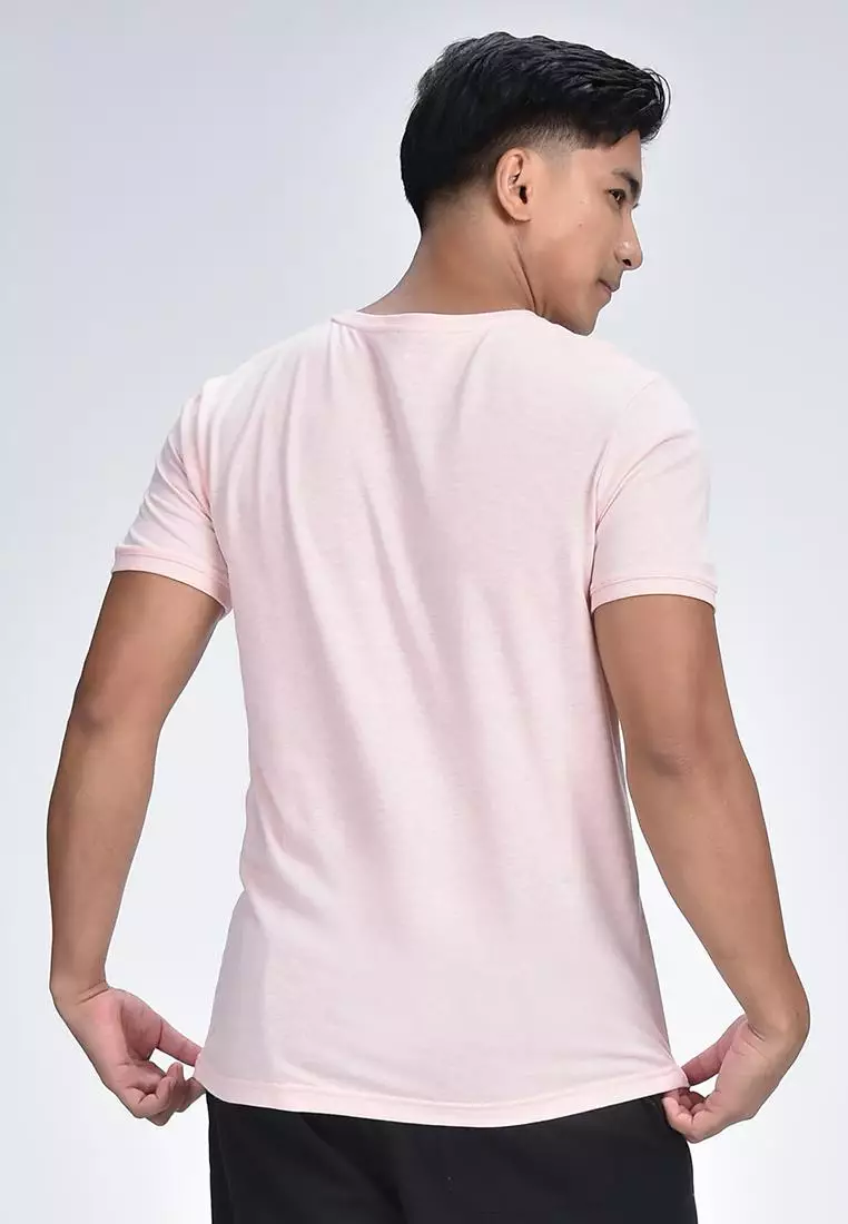 Men's Cuffed Round Neck Shirt