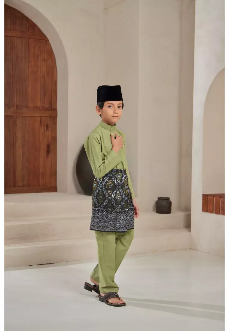 Baju Melayu Moden Cekak Musang for Kids