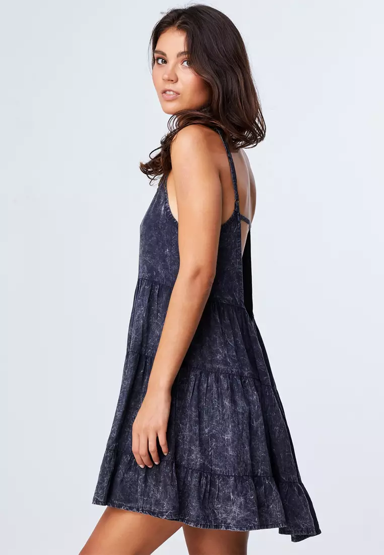 LULLABY DRESS BLACK ACID