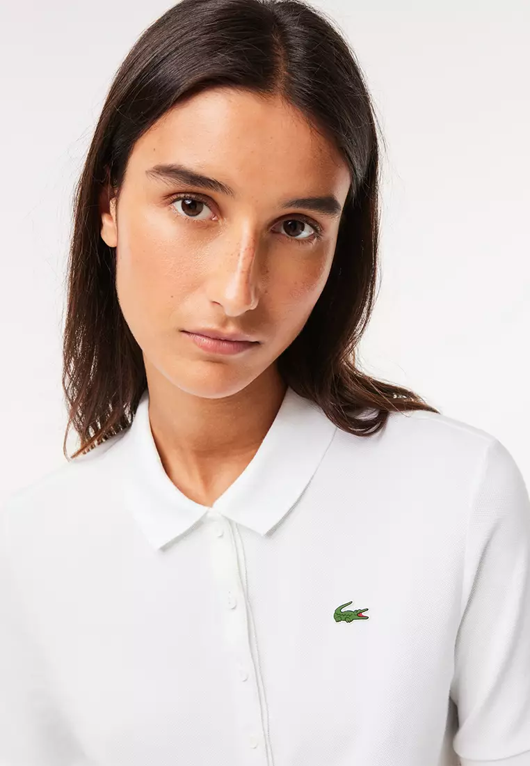 Women's LacSport Slim Fit Organic Cotton Golf Polo Shirt