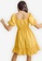 Love, Ara yellow Mecca Mustard Linen Square Neck Puff Sleeves Mini Dress 3E9DBAA0FE64D4GS_2