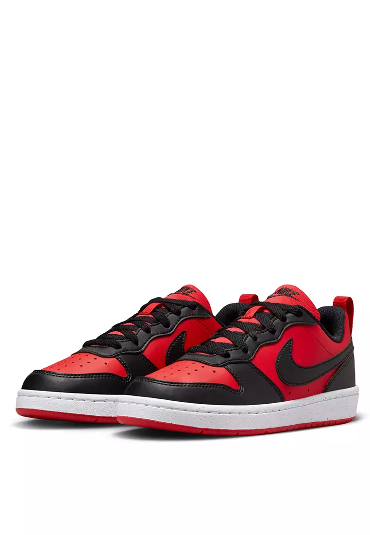 Red nike sale kids shoes