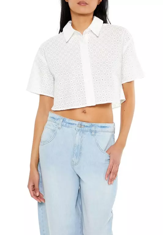 Floral Cropped Shirt